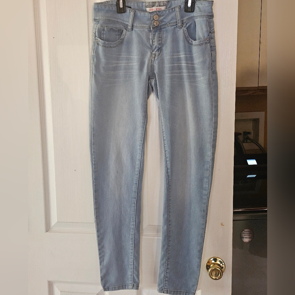 Hot Kiss Women's Light Blue Skinny Jeans